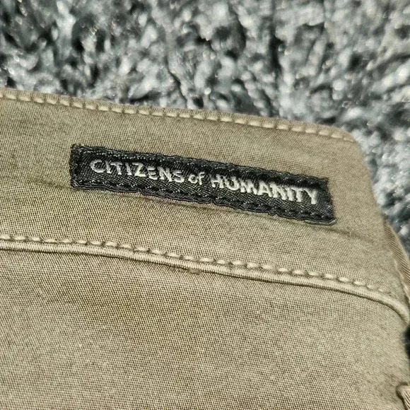 Citizen of Humanity Jean AVA Straight Leg Olive Green - Picture 6 of 7